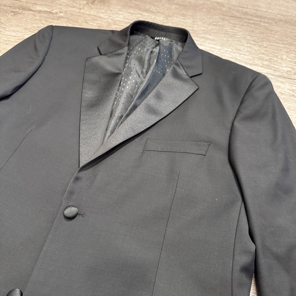 Italian Merino Wool Sport Coat Mens 44 L Stretch Savvi Lama‎ Lux Italy Blazer